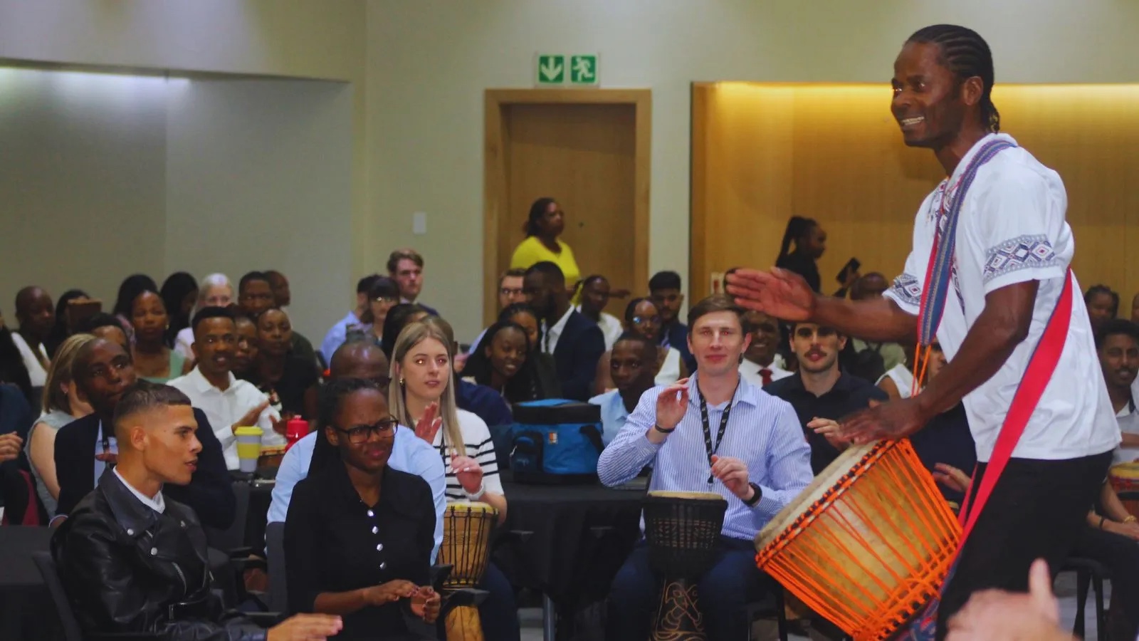 Corporate interactive drumming team building experience by DrumSound Events